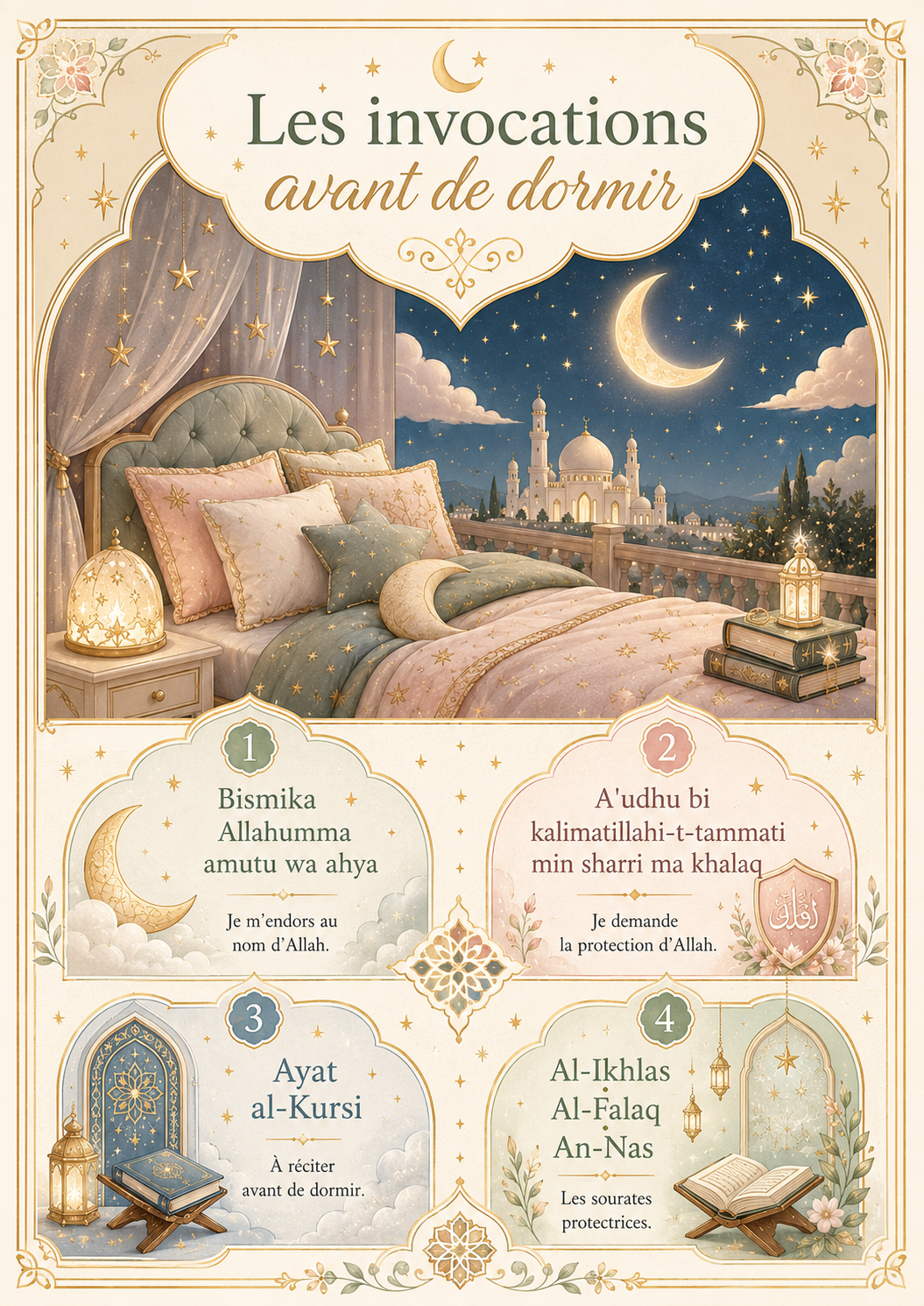 Douce nuit sous la protection d’Allah