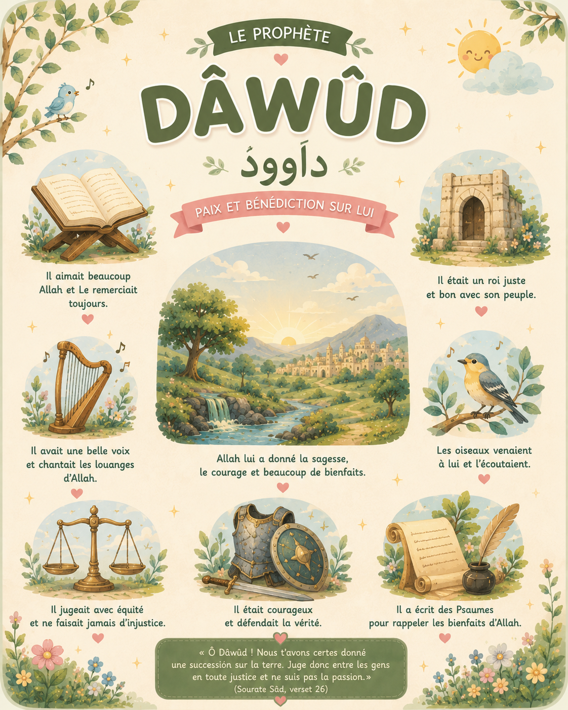 Le Prophète Dâwûd (David) ﷺ