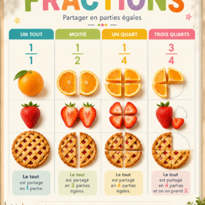 Les Fractions en Couleurs