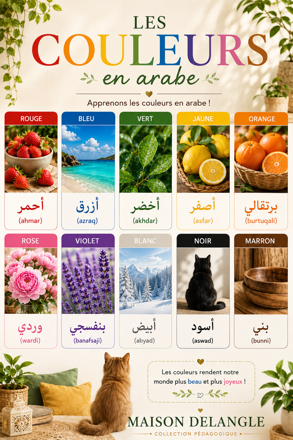 Les Couleurs en Arabe